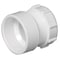 Charlotte Pipe And Foundry Charlotte Pipe Schedule 40 1-1/2 in. Hub X 1-1/4 in. D Slip PVC Pipe Adapter 1 pk PVC00104R0600 - alternate 1